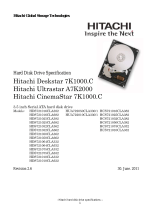 Hitachi HDS721032CLA662 User manual