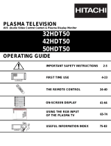 Hitachi 32HDX60 User manual