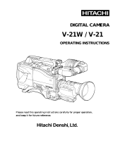 Hitachi Digital Camera V-21 User manual