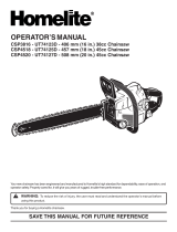 Homelite Chainsaw CSP4518 - UT74125D User manual