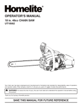 Homelite Chainsaw UT10552 User manual