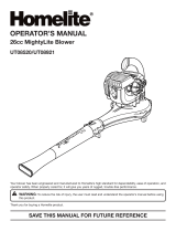 Homelite Blower UT08921 User manual