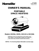 Desa Electric Heater HH110 & HH150A User manual