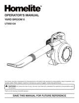 Homelite UT08512A User manual