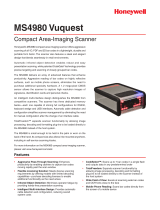 Honeywell Barcode Reader MS4980 User manual