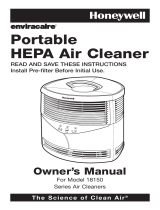 Honeywell Air Cleaner 18150 User manual