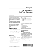 Honeywell Heat Pump T8411R User manual