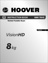 Hoover VHV 781C User manual