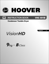 Hoover Clothes Dryer VHC 691B User manual