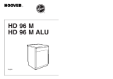 Hoover Dishwasher HD 96 M ALU User manual