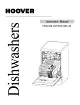 Hoover Dishwasher HEDS 668S-80 User manual