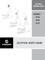 Horizon Fitness Elliptical Trainer EX-65 User manual