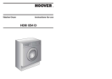 Hoover Washer/Dryer HDB 854 D User manual