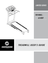 Horizon Fitness LS 925T User manual