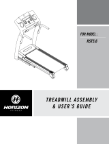 Horizon Fitness Treadmill RST5.6 User manual