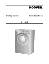 Hoover VT D2 User manual