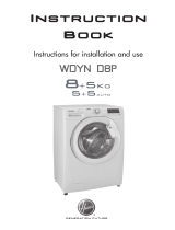 Hoover Washer WDYN D8P User manual