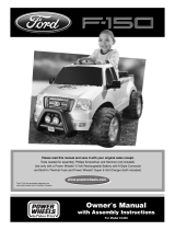 Power Wheels Riding Toy C3493 User manual