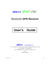 Holux GPSlim236 User manual