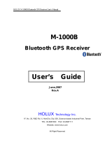 Holux GPS Receiver M-1000B User manual