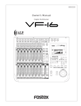 Fostex VF-16 User manual