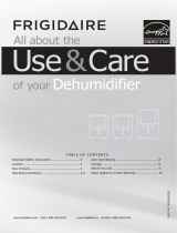 Frigidaire Dehumidifier 2020266A0258 User manual