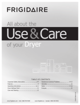 Frigidaire Clothes Dryer 137118700A User manual