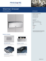Frigidaire Food Warmer FPWD3085KF User manual