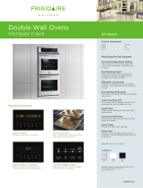Frigidaire Double Oven FGET3045K F/W/B User manual