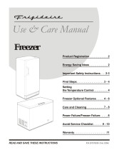 Frigidaire Freezer FFN15M5HW User manual