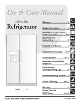 Frigidaire Refrigerator 241553001 User manual