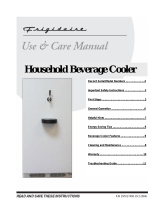 Frigidaire Refrigerator Beverage Center Refrigerator User manual