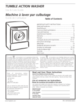 Frigidaire Washer 134763000 User manual