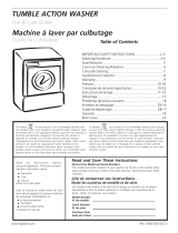 Frigidaire Washer 134667900 User manual