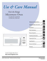 Frigidaire Microwave Oven CGLMV169, GLMV169, CPMLV169, PLMV169 User manual