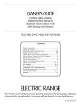 Frigidaire Range 316135923 User manual