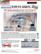 Fujitsu Switch kvmfs-102ATL User manual