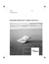 Fujitsu Siemens Computers SCENICVIEW B17-3 User manual
