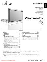 Fujitsu Flat Panel Television P-TU4251E User manual