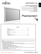 Fujitsu Flat Panel Television P42HHA40A User manual