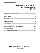 Furuno GPS Receiver GP-150 User manual