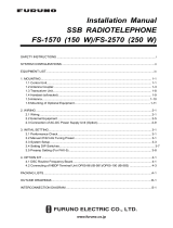 Furuno Telephone FS-2570 User manual