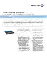 Alcatel-Lucent 7750 User manual