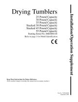 Alliance Laundry Systems Dryer Tumblers User manual
