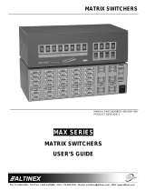 Altinex Switch MAX Series User manual