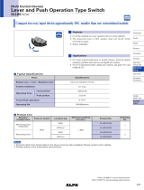 Alps Electric Switch SLLB5 Series User manual