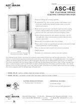 Alto-Shaam ASC-4E User manual