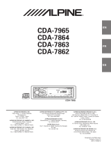 Alpine Car Stereo System CDA-7864 User manual