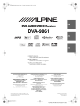 Alpine DVD Player DVA-9861 User manual