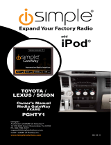iSimple Car Stereo System PXAMG User manual